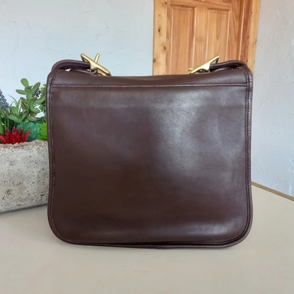 Coach Stewardess Bag #9525, 1996, Mahogany Brown - Picture 4 of 16